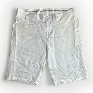 Cigar Couture Shorts Mens 46 White Linen Cotton Blend Light Beach Casual Cruise